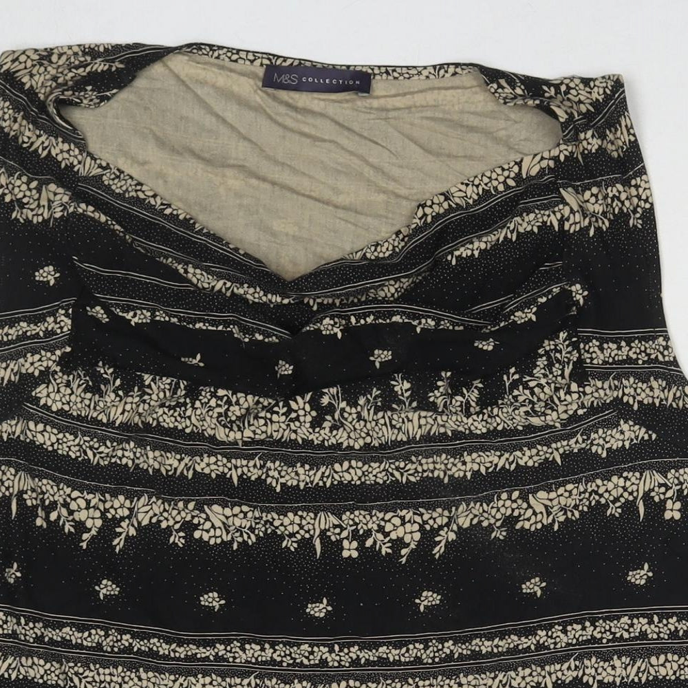 Womens UK Size 18 Marks and Spencer Black Basic Tank