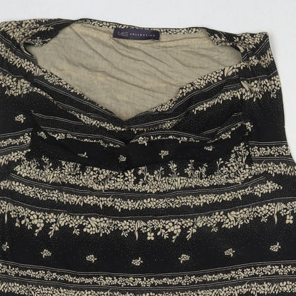 Womens UK Size 18 Marks and Spencer Black Basic Tank