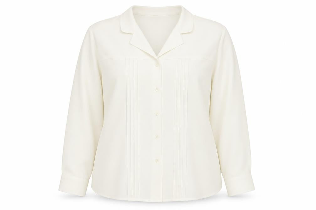Womens UK Size 20 Bella Moda White Basic Button-Up