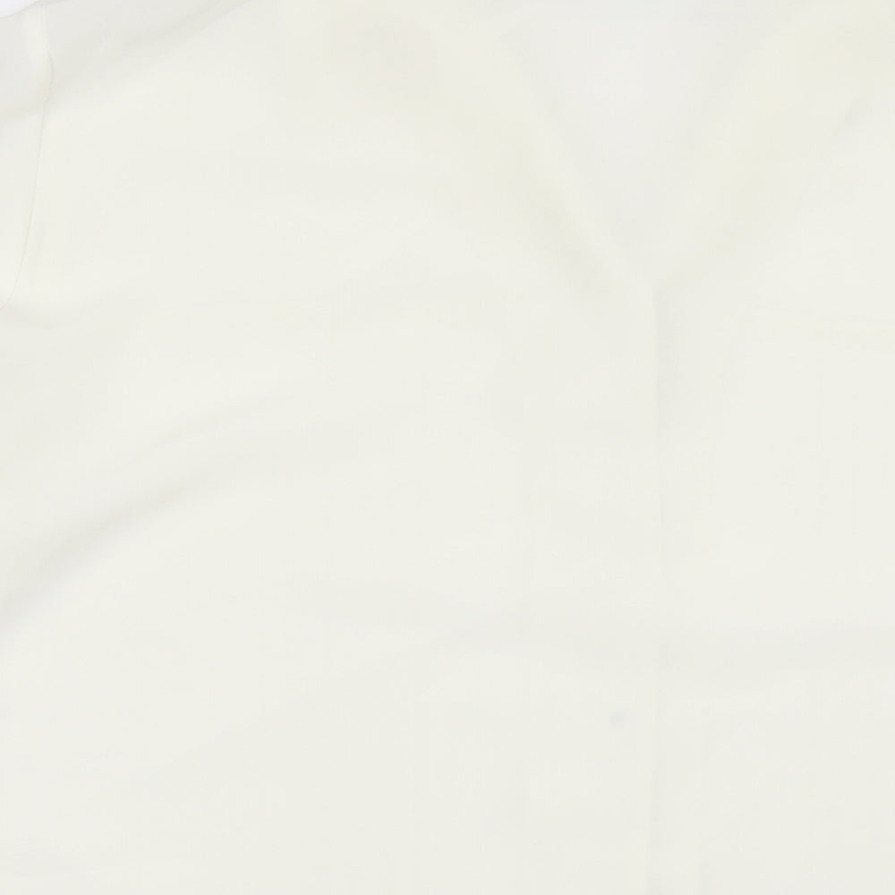 Womens UK Size 20 Bella Moda White Basic Button-Up