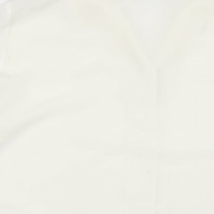 Womens UK Size 20 Bella Moda White Basic Button-Up