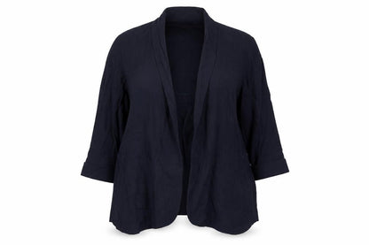 Arcadia Womens Blue Jacket Blazer Size 14