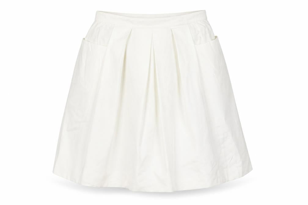 Womens UK Size 18 Debenhams A-Line Canvas Skirt