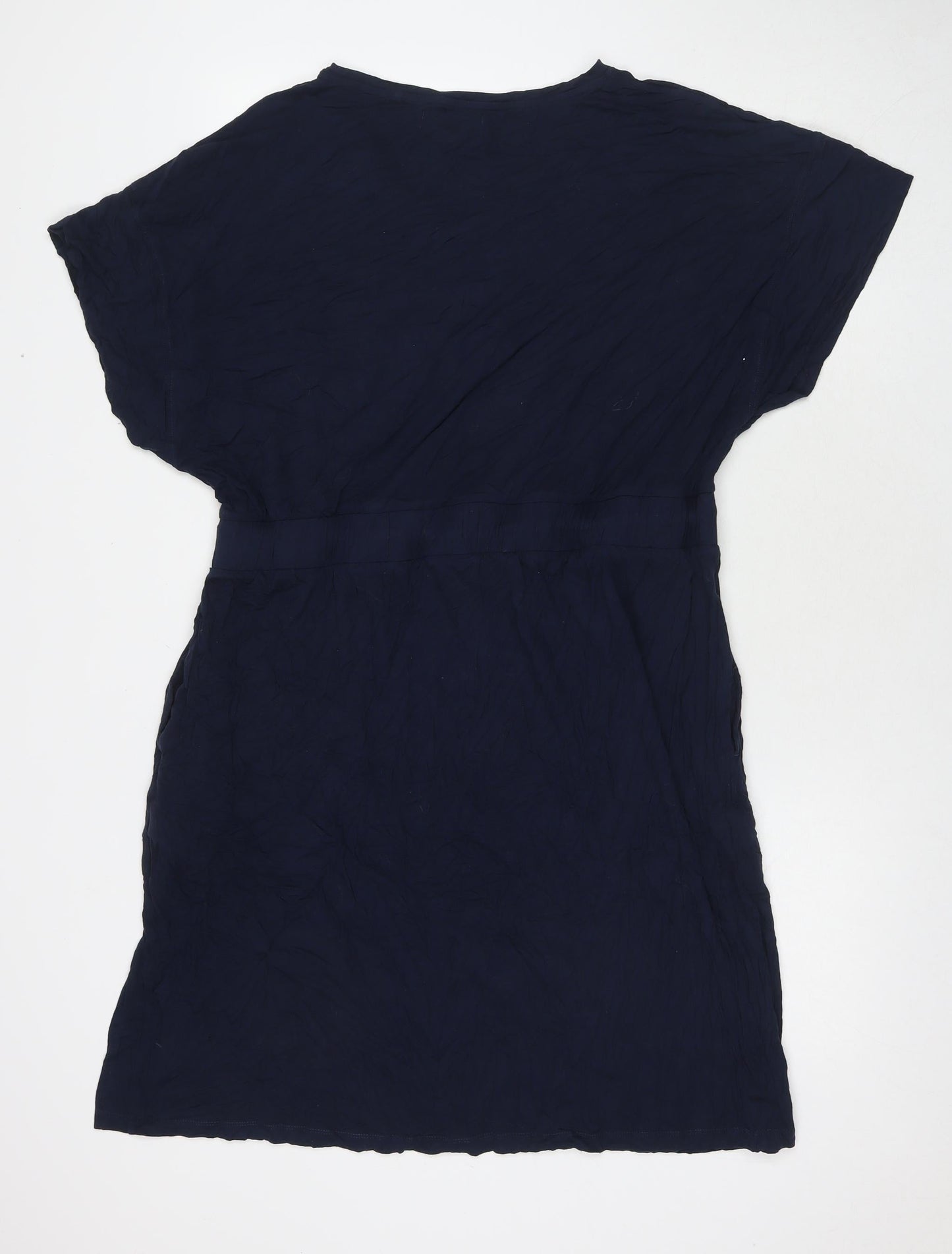 NEXT Womens Blue Viscose Fit & Flare Size 20 Round Neck Pullover