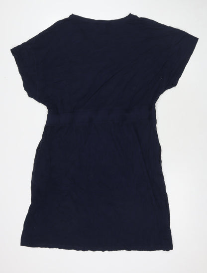 NEXT Womens Blue Viscose Fit & Flare Size 20 Round Neck Pullover