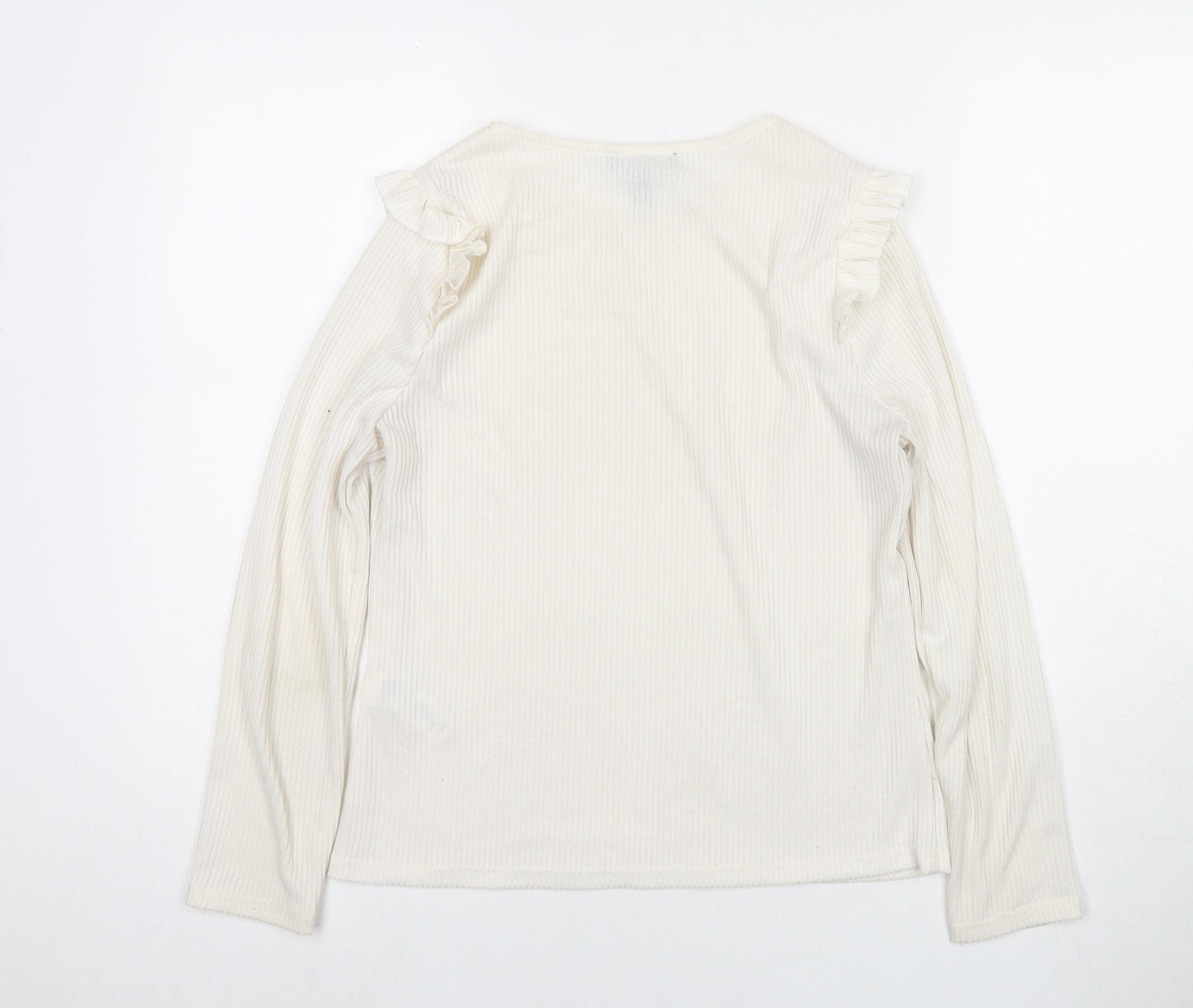 Womens UK Size 10 New Look White Pullover Jumper