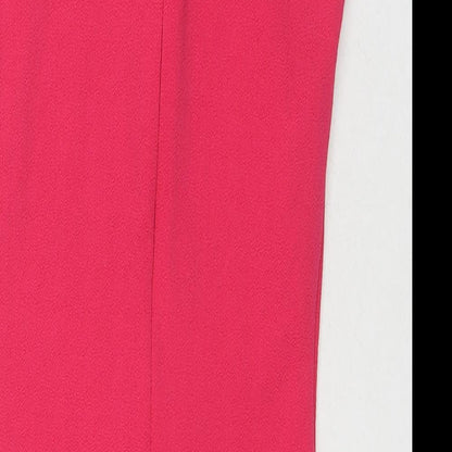 River Island Womens Pink Polyester A-Line Size 10 Round Neck Zip