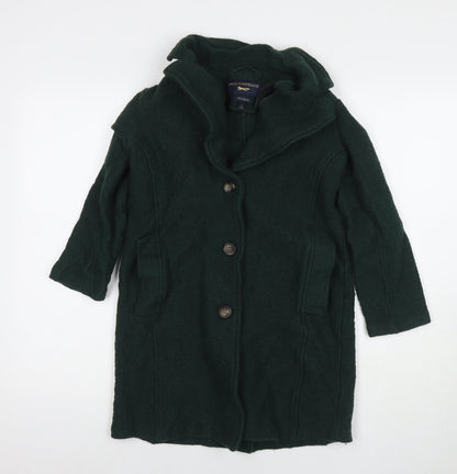 Womens UK Size 8 Paul Costelloe Green Overcoat