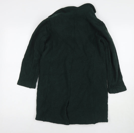 Womens UK Size 8 Paul Costelloe Green Overcoat