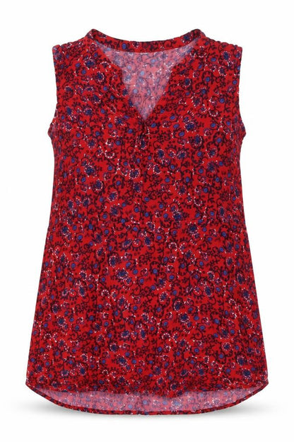 Womens UK Size XL Gap Red Tunic Blouse