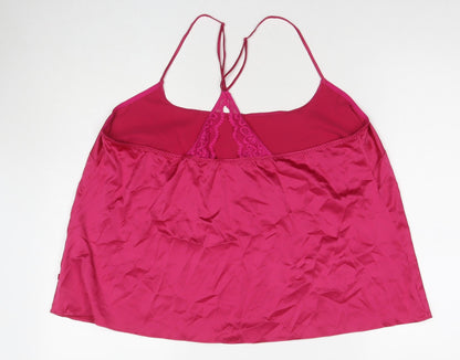 Womens UK Size L Marks and Spencer Pink Camisole Tank