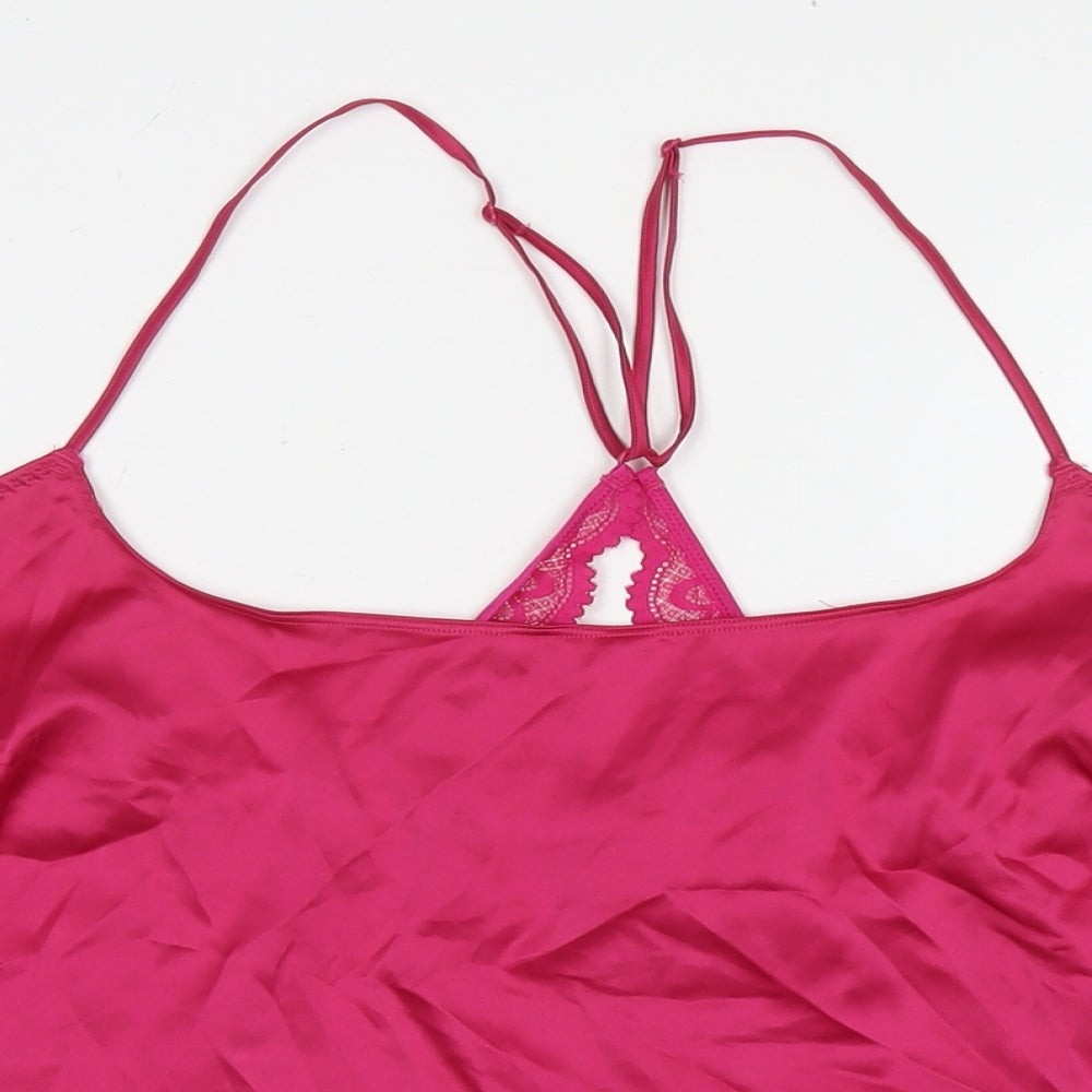 Womens UK Size L Marks and Spencer Pink Camisole Tank