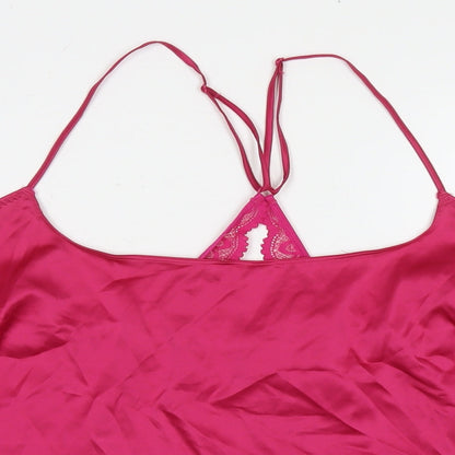 Womens UK Size L Marks and Spencer Pink Camisole Tank