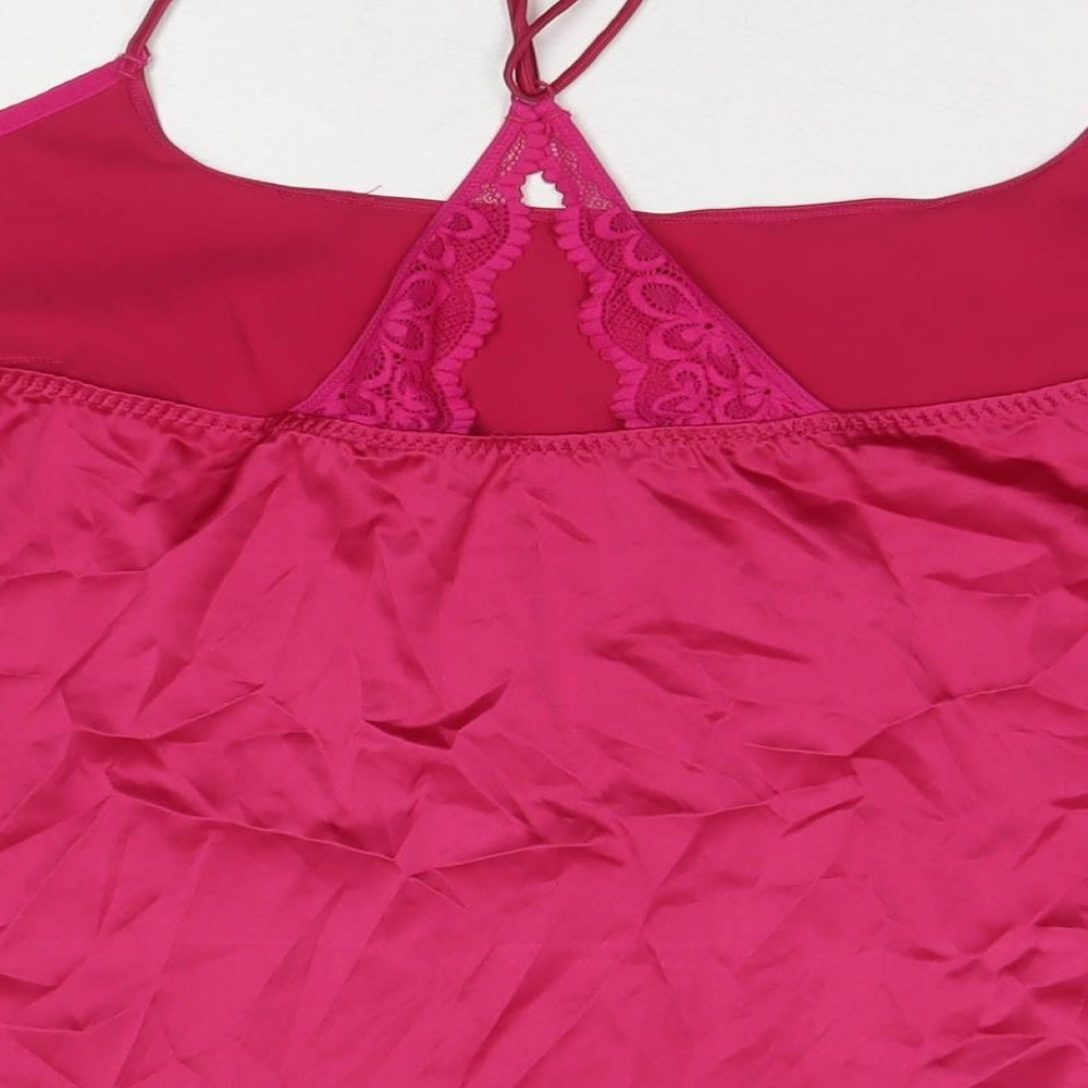 Womens UK Size L Marks and Spencer Pink Camisole Tank