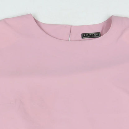 Womens UK Size 16 Debenhams Pink Basic T-Shirt