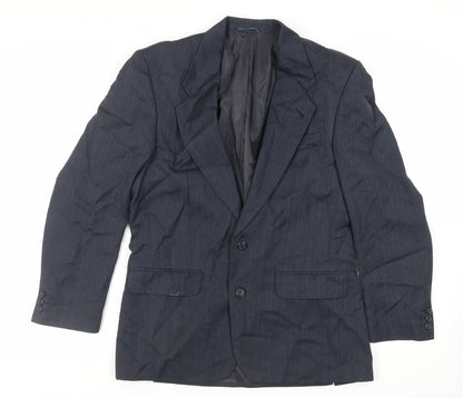 Mens UK Size 40 SCOTT Regular Blue Suit Jacket