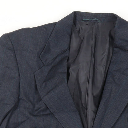 Mens UK Size 40 SCOTT Regular Blue Suit Jacket