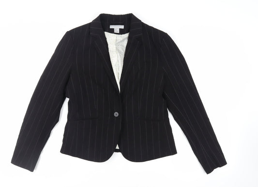 Womens UK Size 16 H&M Black Jacket