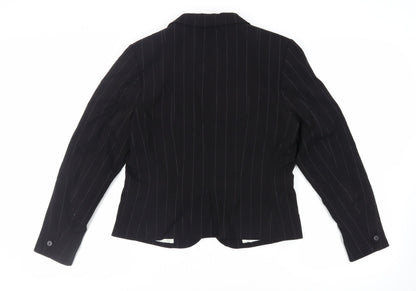 Womens UK Size 16 H&M Black Jacket