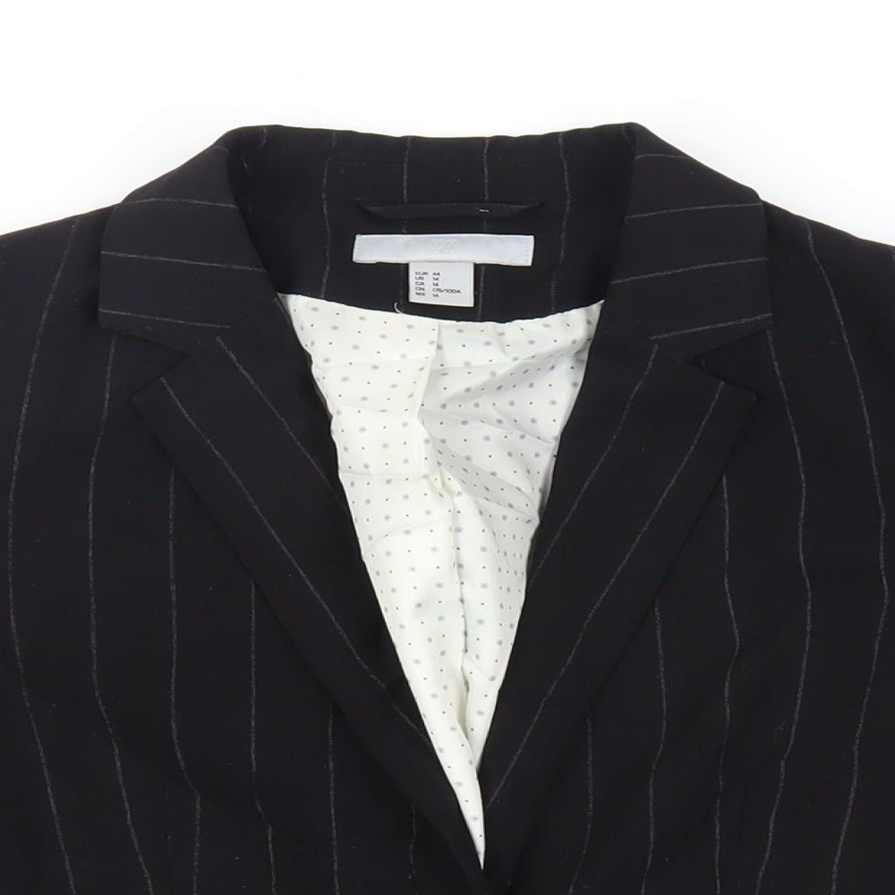 Womens UK Size 16 H&M Black Jacket