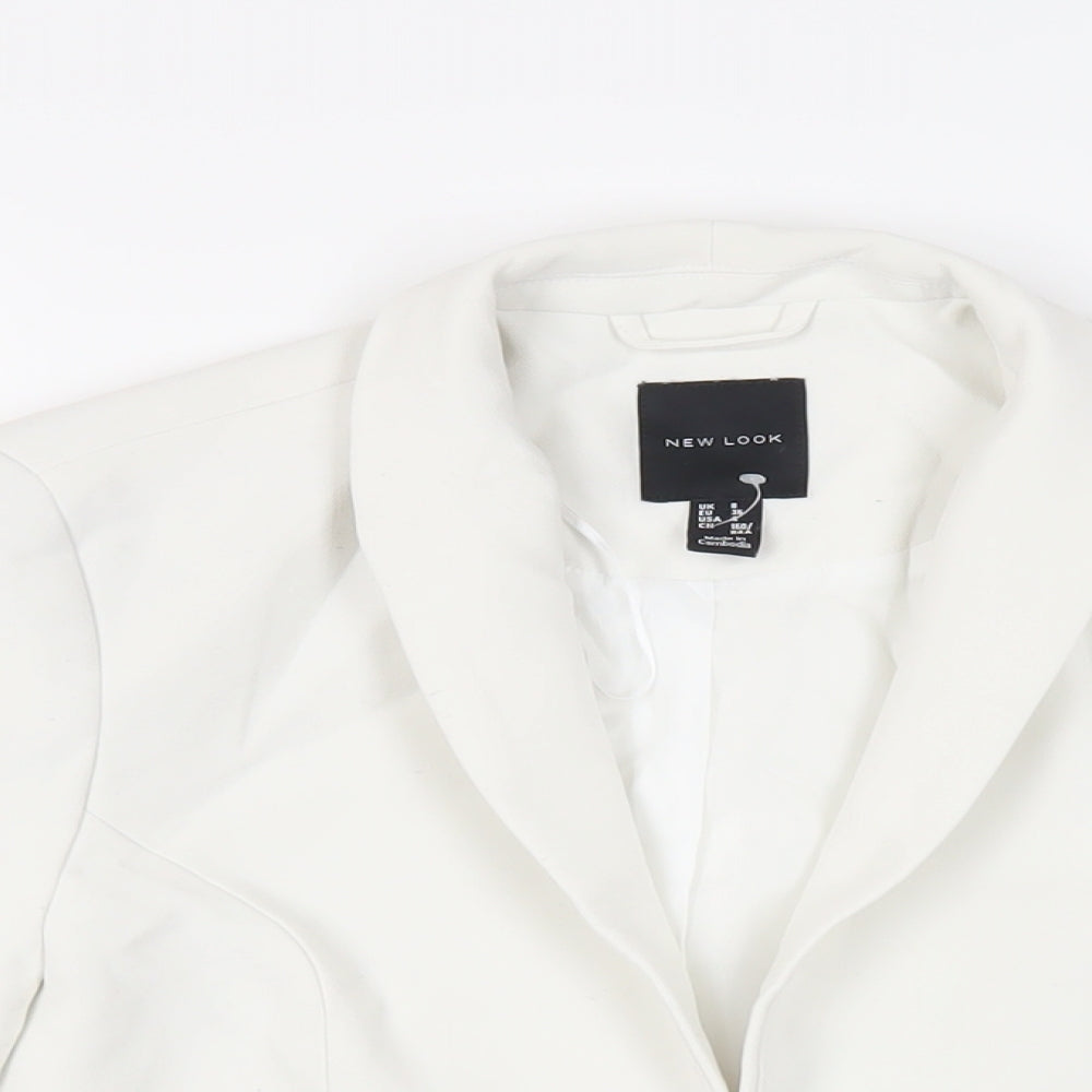 Womens UK Size 8 New Look White Jacket