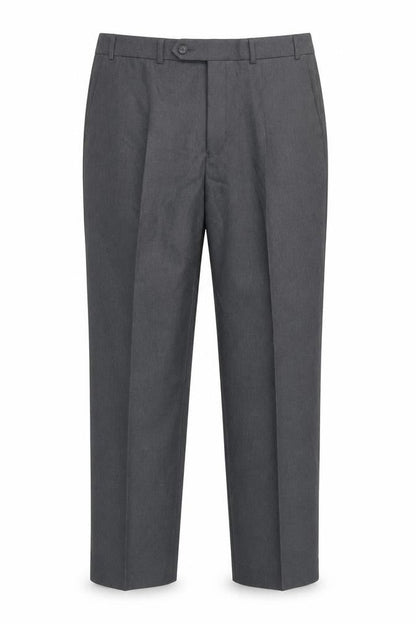 Mens UK Size 38 in Greenwoods Regular Fit Dress Pants Grey Trousers