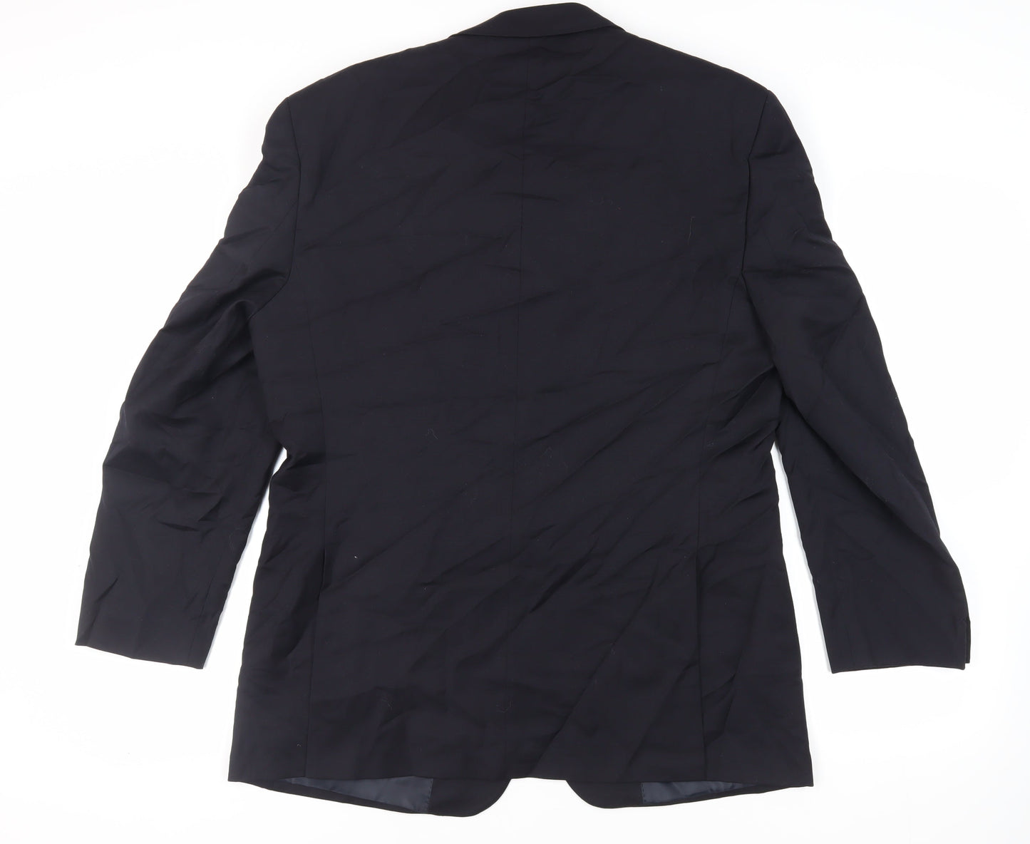 Mens UK Size 44 Terry de Havilland Regular Black Suit Jacket