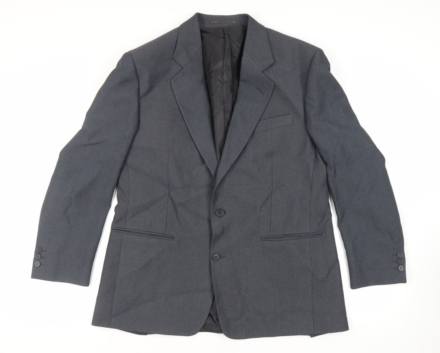 Mens UK Size 42 Greenwoods Regular Blue Suit Jacket