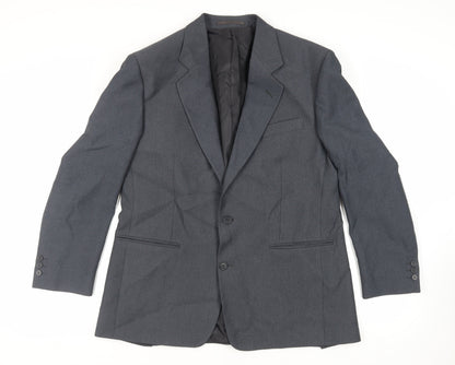 Mens UK Size 42 Greenwoods Regular Blue Suit Jacket