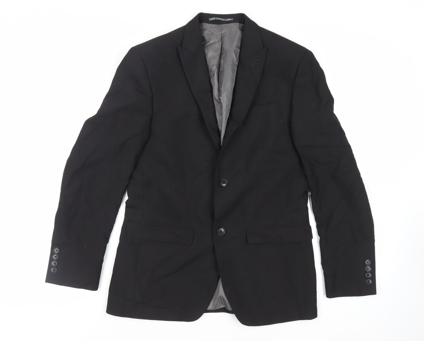 Mens UK Size 36 NEXT Regular Black Suit Jacket