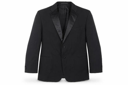 Mens UK Size 46 Marks and Spencer Regular Black Suit Tuxedo