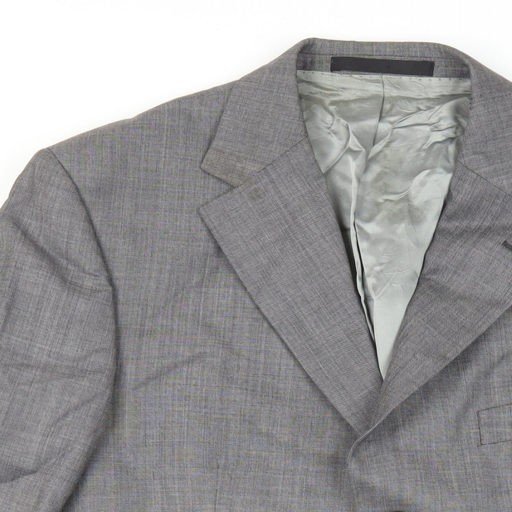 Mens UK Size 42 Marks and Spencer Regular Grey Suit Jacket