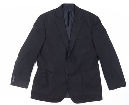 Mens UK Size 42 Marks and Spencer Regular Blue Suit Jacket