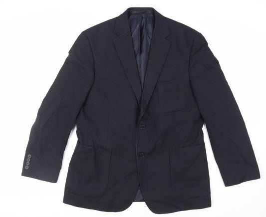 Mens UK Size 42 Marks and Spencer Regular Blue Suit Jacket