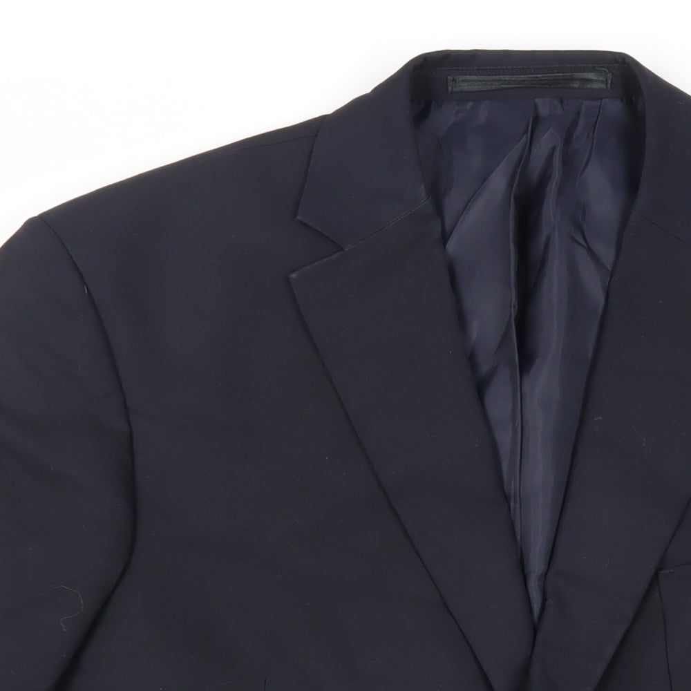 Mens UK Size 42 Marks and Spencer Regular Blue Suit Jacket