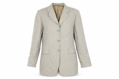 St Michael Womens Green Jacket Blazer Size 14 Button - Vintage