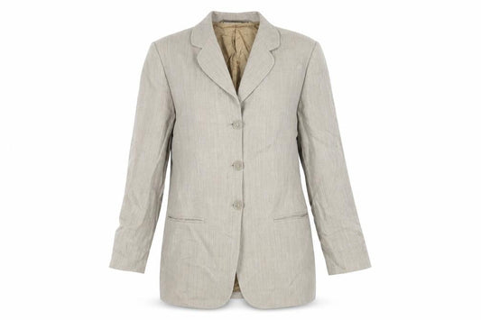 St Michael Womens Green Jacket Blazer Size 14 Button - Vintage