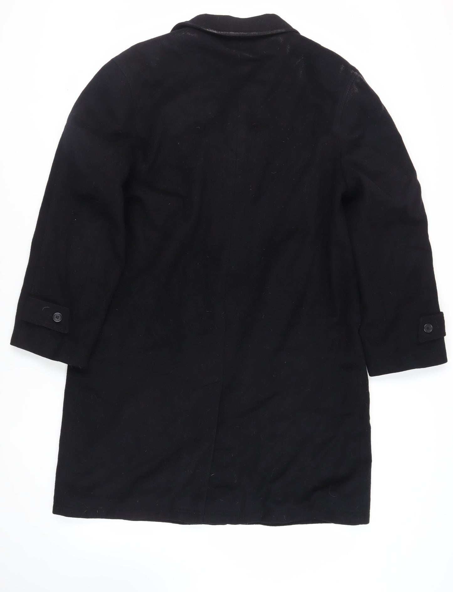 Mens UK Size L IMC Black Overcoat
