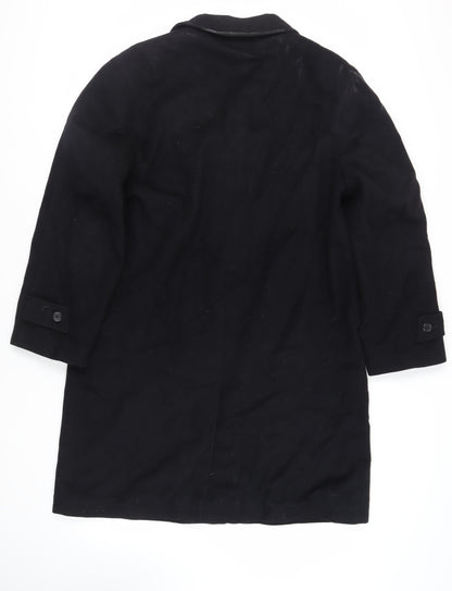 Mens UK Size L IMC Black Overcoat