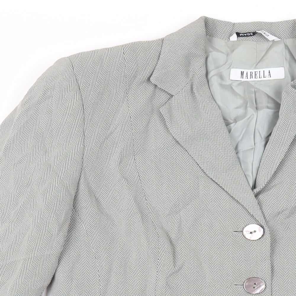 Womens UK Size 12 Marella Green Jacket