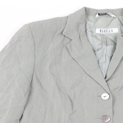 Womens UK Size 12 Marella Green Jacket