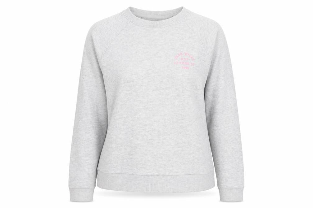 Womens UK Size 10 Jack Wills Grey Pullover Sweatshirt