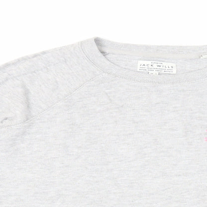 Womens UK Size 10 Jack Wills Grey Pullover Sweatshirt