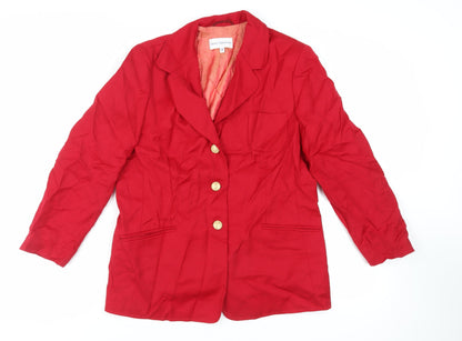 Womens UK Size 18 Gray Osbourn Red Jacket