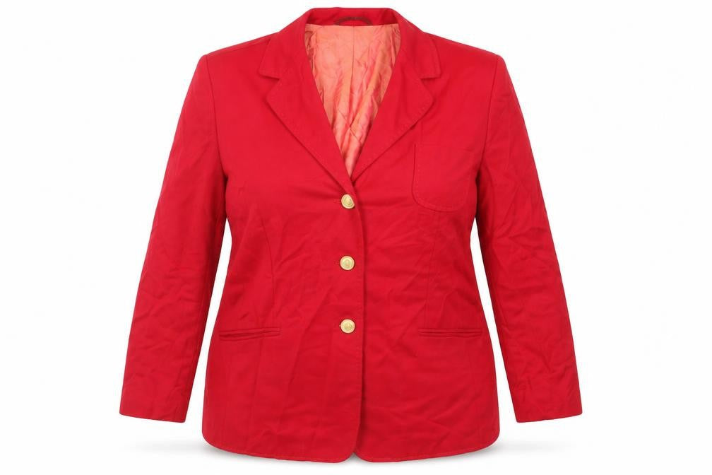 Womens UK Size 18 Gray Osbourn Red Jacket
