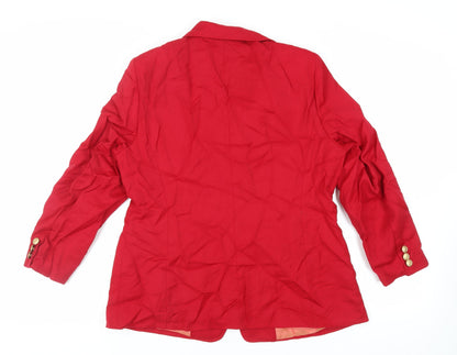 Womens UK Size 18 Gray Osbourn Red Jacket
