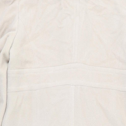 Womens UK Size 10 NEXT Beige Pea Coat
