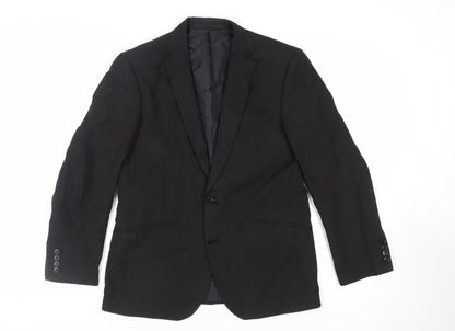 Mens UK Size 40 Marks and Spencer Regular Black Suit Jacket