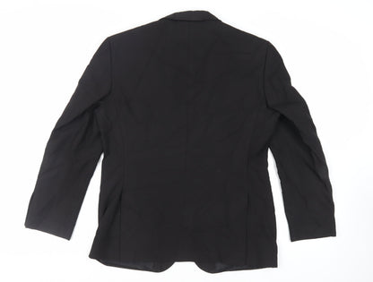 Mens UK Size 40 Marks and Spencer Regular Black Suit Jacket