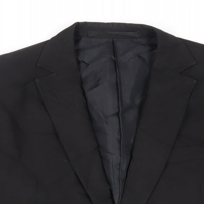 Mens UK Size 40 Marks and Spencer Regular Black Suit Jacket